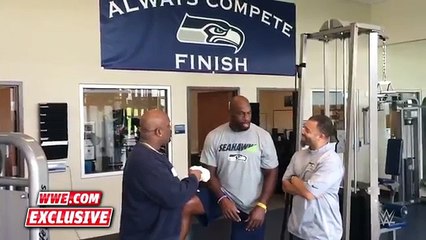Titus O’Neil receives a Super Bowl ring- February 8, 2016