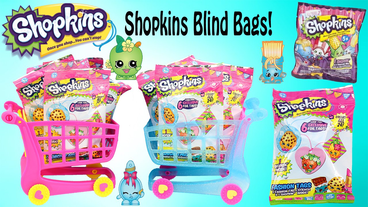 NEW Shopkins Fashion Tags | Limited Edition Shopkins Foil Tags Season 2 Blind Bags