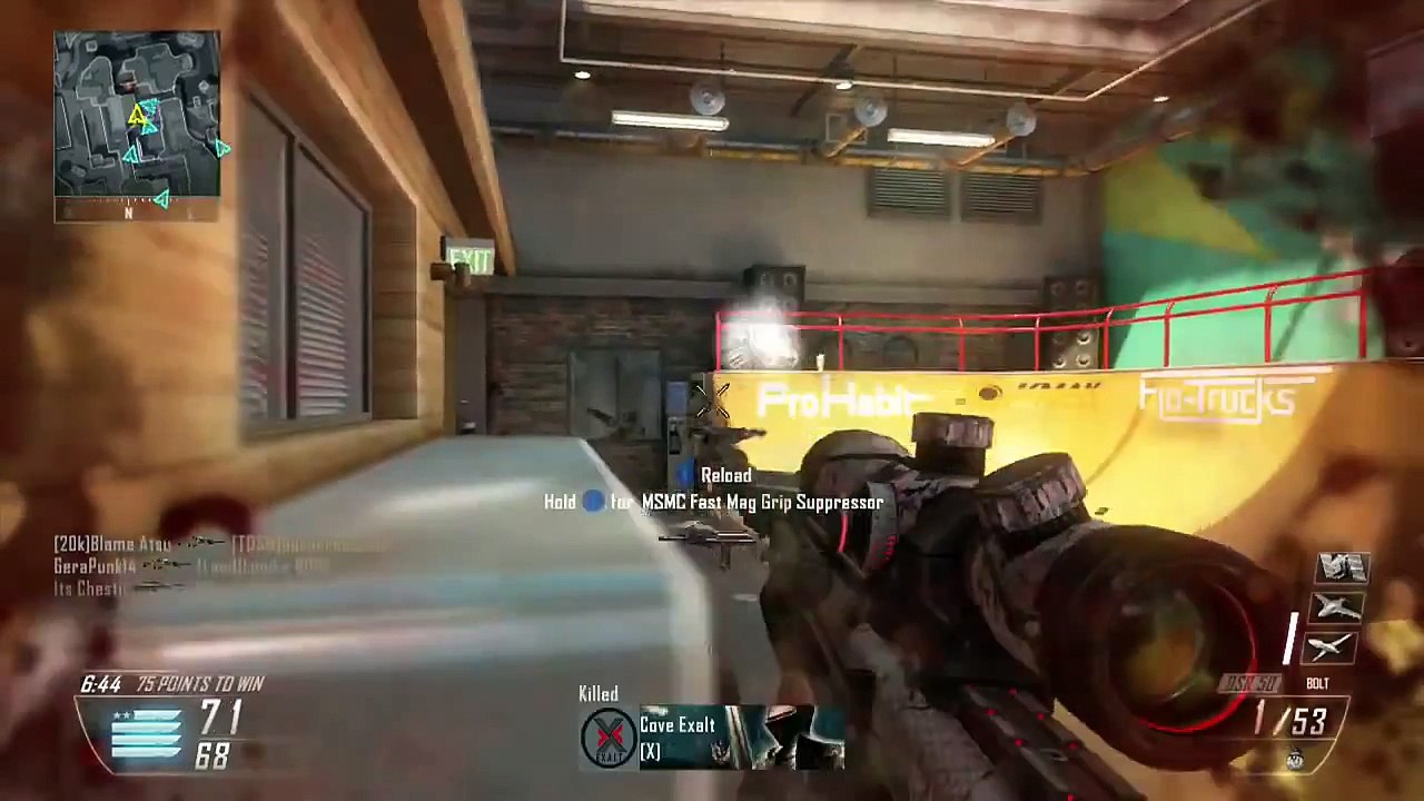 Black Ops 2 | 5 Man Killfeed + QUAD Killcam!
