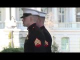 Washington - Arrivo del Presidente Mattarella alla White House (08.02.16)