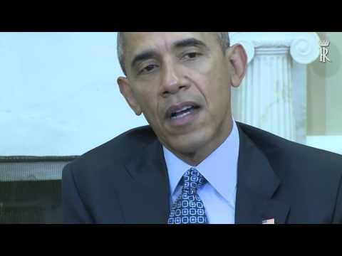 Washington - White House: dichiarazioni alla stampa Mattarella Obama (08.02.16)