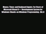[PDF Download] Mouse Timer and Keyboard Inputs: For Users of Microsoft Visual C++ Development