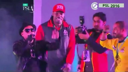 Chris Gayle Dancing in  Pakistan Super League ( PSL ) 2016 -