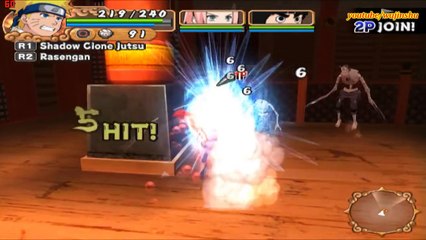 Naruto Uzumaki Chronicles 2 Walkthrough Part 7 Dreadful! Cruel! Enter the Shirogane Three! 60 FPS