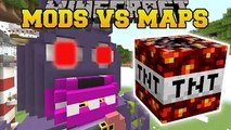 PopularMMOs PAT AND JEN Minecraft: TOO MUCH TNT DESTROYS FIVE NIGHTS AT FREDDY'S!!!
