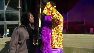 Goldust ambushes R-Truth dressed as Jimi Hendrix- WWE Raw, February 8, 2016