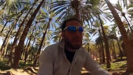 Bisikletle umre yapan Türk gencin kamerasından görüntüler