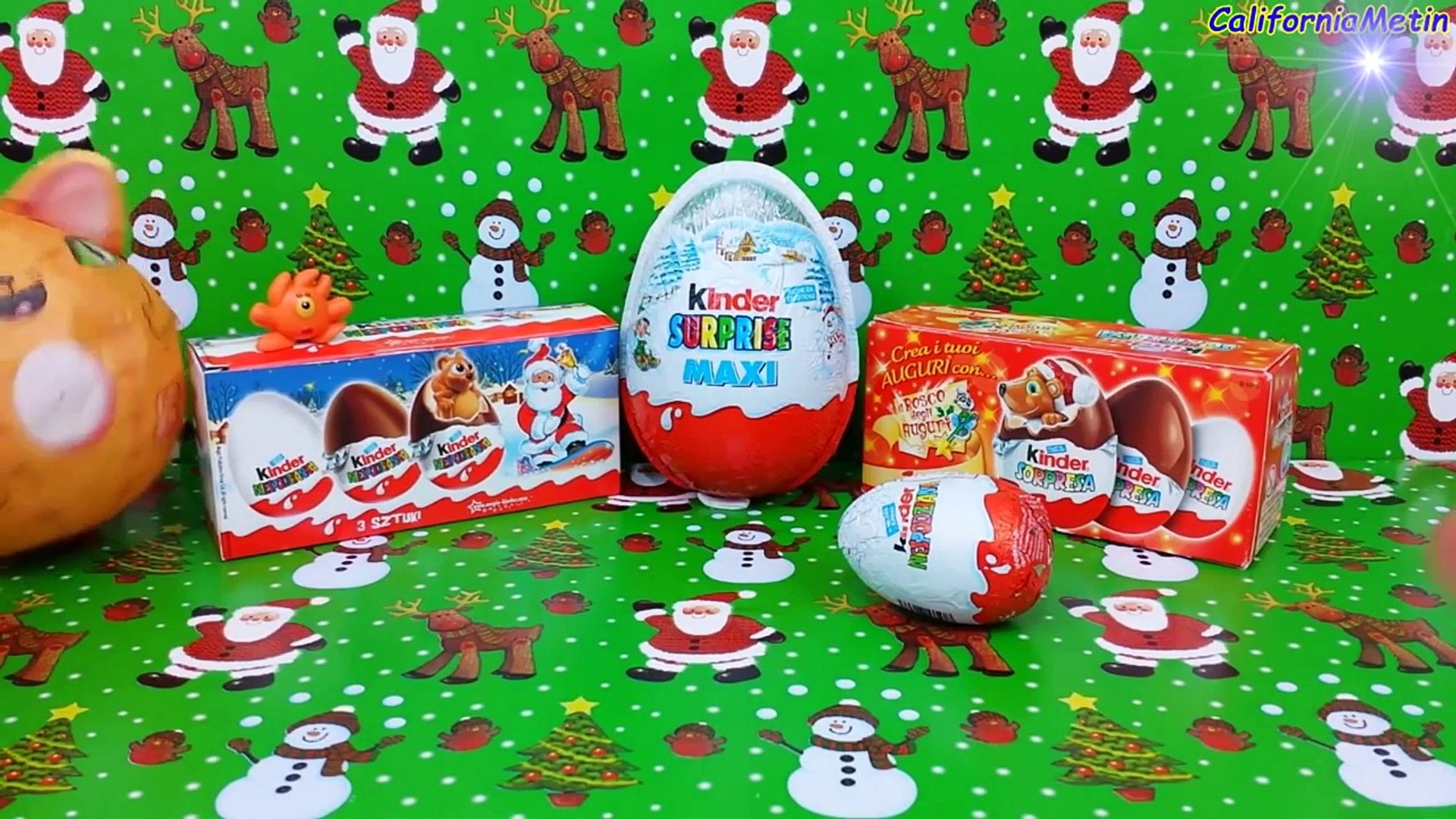 Large kinder best sale egg christmas