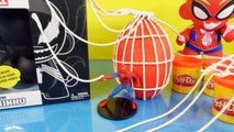 Play Doh Spiderman Surprise Egg Kidrobot Giant Venom Superhero Toys - Disney Cars Toy Club