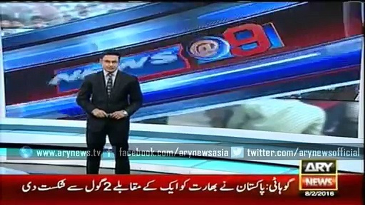 Ary News Headlines 9 February 2016 , Orange Line route changed to safe a minister's residence