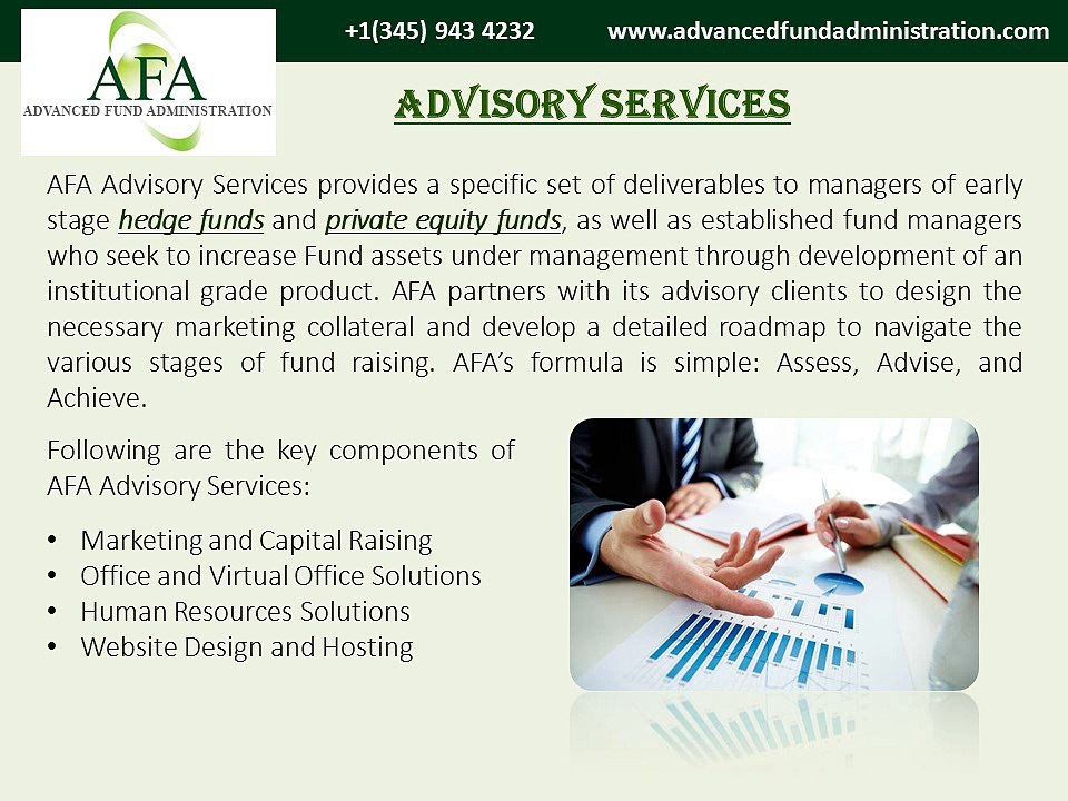 AFA presents profitable and complete Advisory services