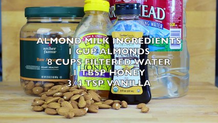 How To Make Almond Milk