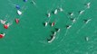 Time lapse d'une course de bateau filmée au drone : on dirait des jouets!