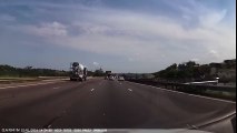 Angry BMW Driver does crazy move and gets out of the highway! Road Rage Karma