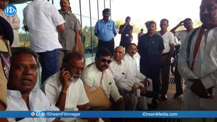 Chiranjeevi Arrested At Rajahmundry Airport - Kapu Agitation