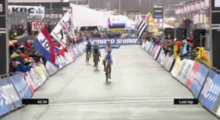 Premature Elation: Cyclist Starts Celebrating Before The Race Is Over