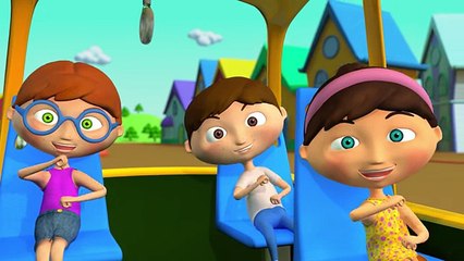 Les roues de l'autobus chanson ♫ Comptine en français pour les enfants ♫