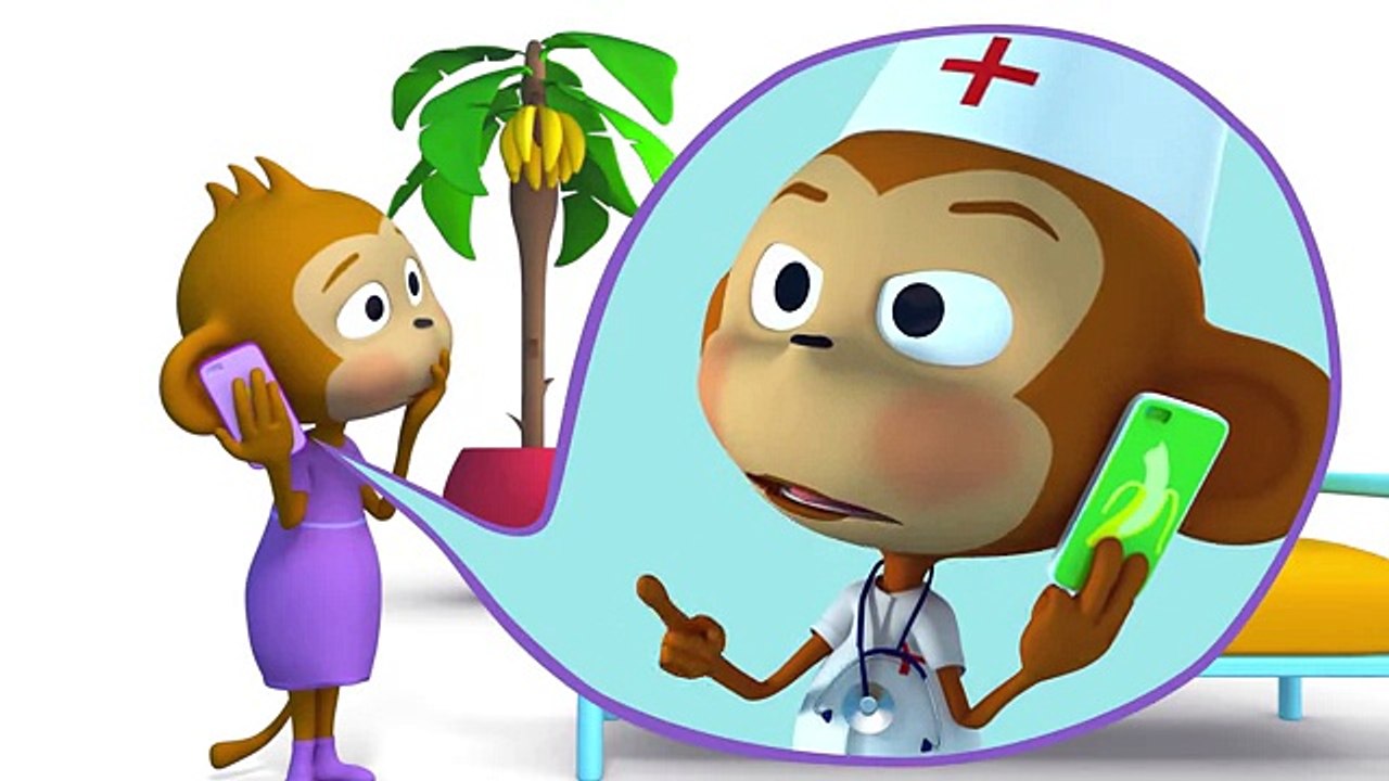 Cinq Petits Singes ♫ Comptine en français pour les enfants ♫