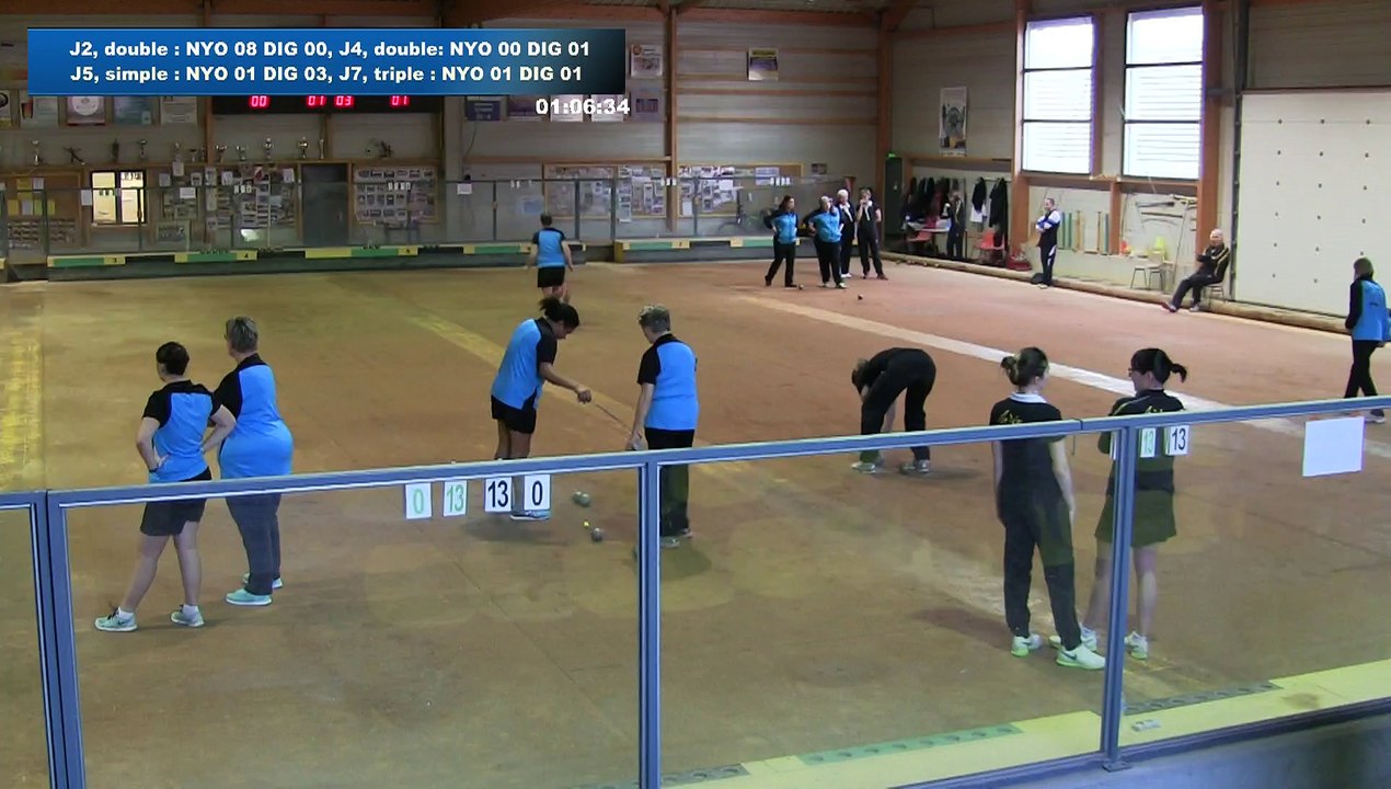 Quatrième tour, Club Elite Féminin, J9, Nyons vs Digoin, Sport Boules, saison 2015-2016