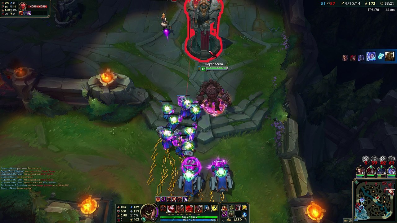 League of Legends - Unstoppable full tank Malphite playing top