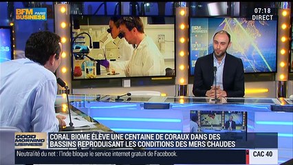 "Coral Biome fait pousser les coraux pour en extraire des molécules d'intérêts contre le cancer", Frédéric Gault - 09/02