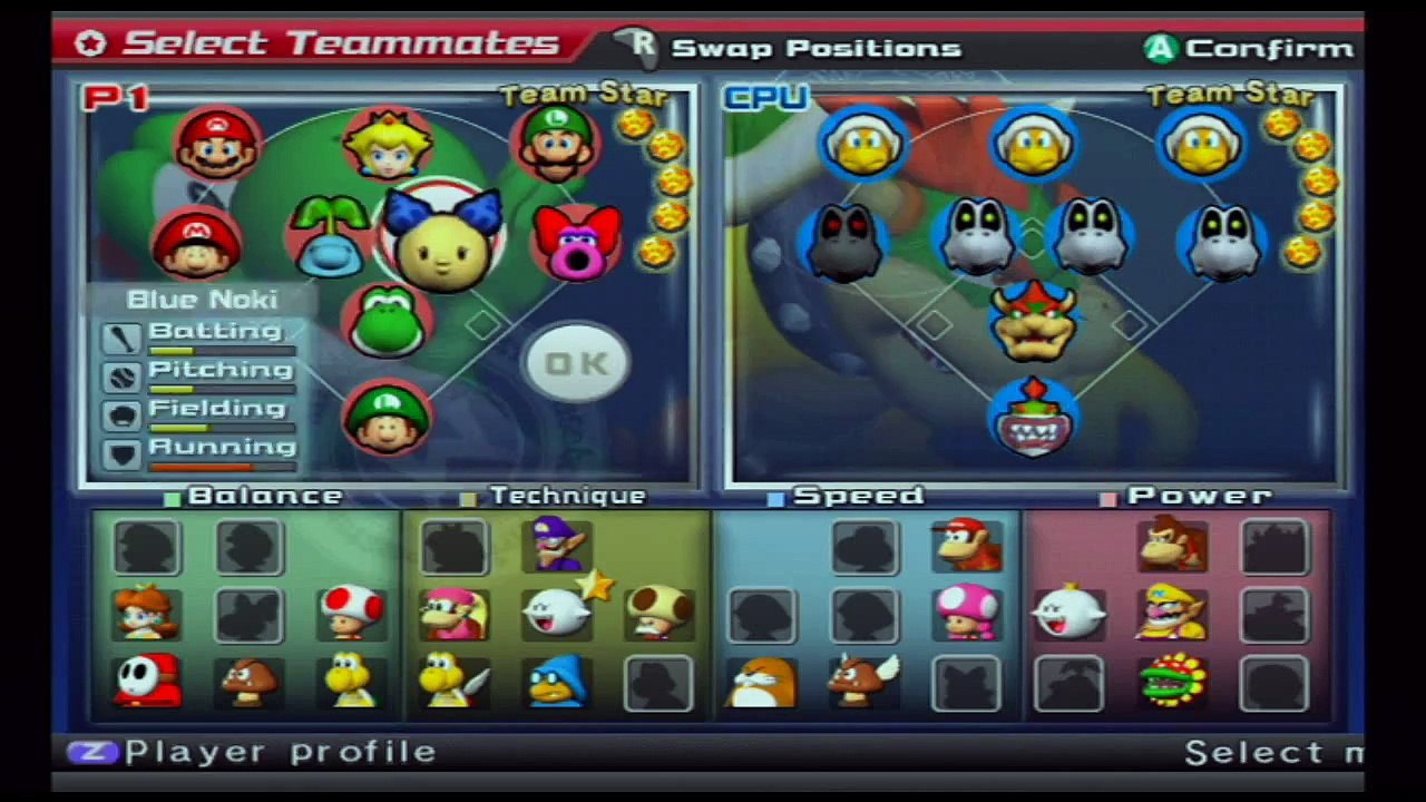 Mario Superstar Baseball: Challenge Mode Special Cup Vs Bowser - Ending & Credits (NGC) [HD]