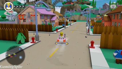 Lego Dimensions The Simpsons Level Pack Free Roam Gameplay