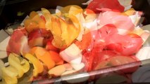 Erics Roasted Red Potatoes with Bell Pepper and Onion