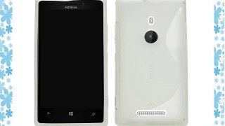 Samrick S Wave - Carcasa para Nokia Lumia 925 (hidrogel protector de pantalla gamuza de microfibra