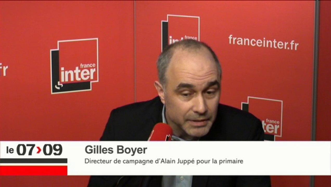 Gilles Boyer répond aux questions de Léa Salamé