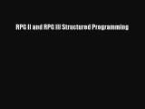 [PDF Download] RPG II and RPG III Structured Programming [PDF] Full Ebook