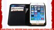 Funda iPhone 5s SHIELDON funda cuero genuino para iPhone 5s / iPhone 5 carcasa en libro soporte