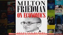 Download PDF  Milton Friedman on Economics Selected Papers FULL FREE
