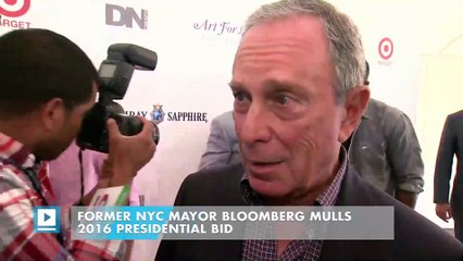 Former NYC Mayor Bloomberg mulls 2016 presidential bid