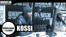 Kossi - Interview #LeDiamantaire (Live des studios de Generations)