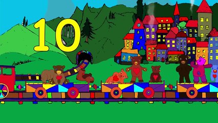 10 kleine Bussibären Kinderlied Yleekids Deutsch