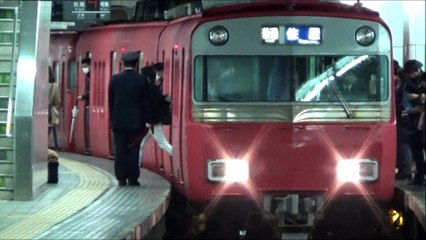 三河線ワンマン車 6047F+6041F 普通佐屋行き 名古屋駅到着～発車