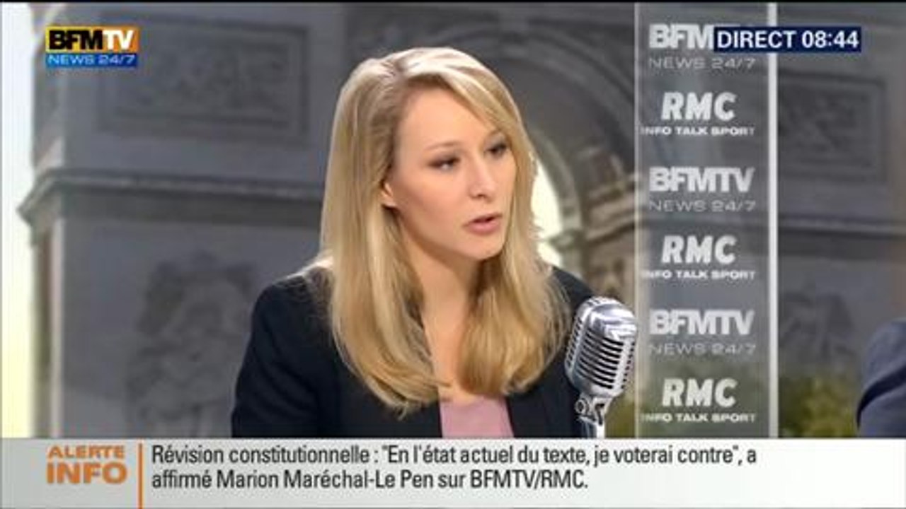 Marion marechal et la djellaba