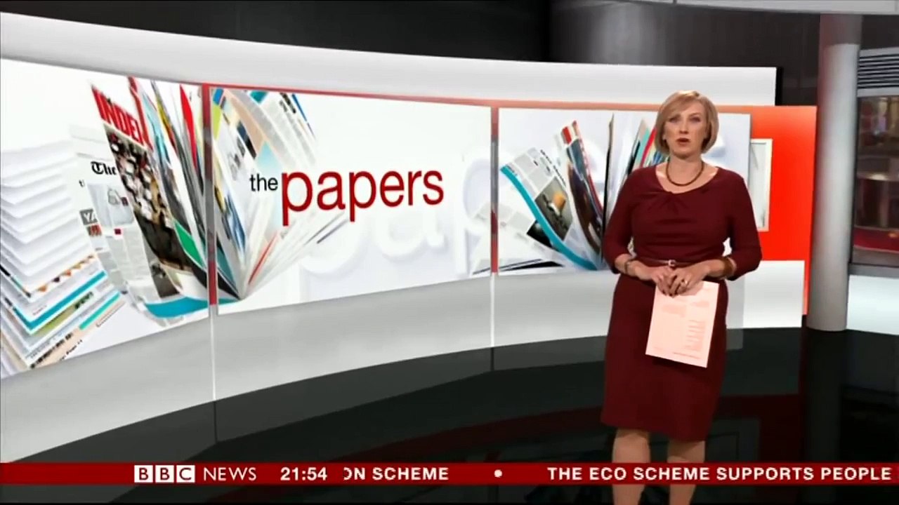 MARTINE CROXALL: : BBC News at Nine 29 Nov 2013
