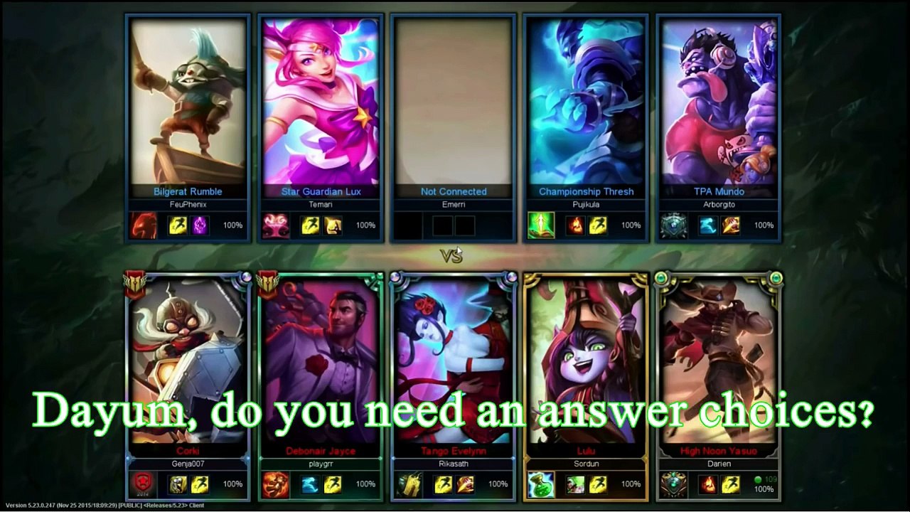 League of Legends Darien - Swag Moments #4 ft. Genja