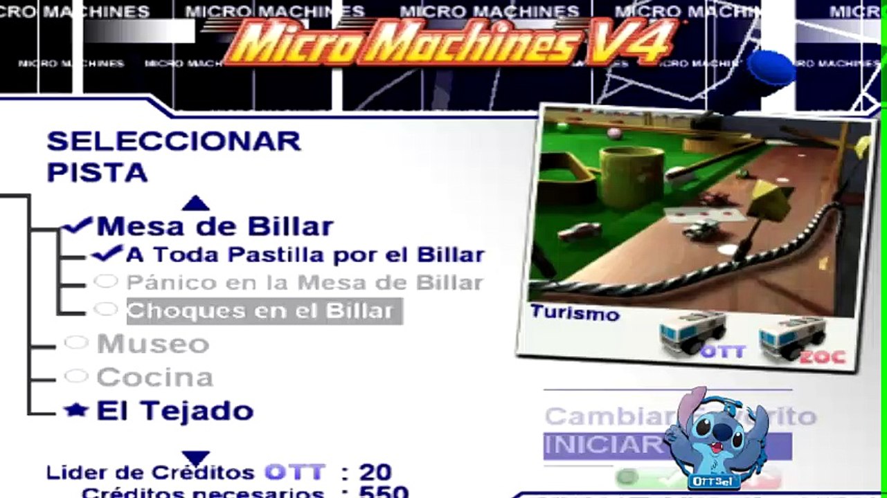 JUGANDO A MICROMACHINES V4 CON ZOCATO