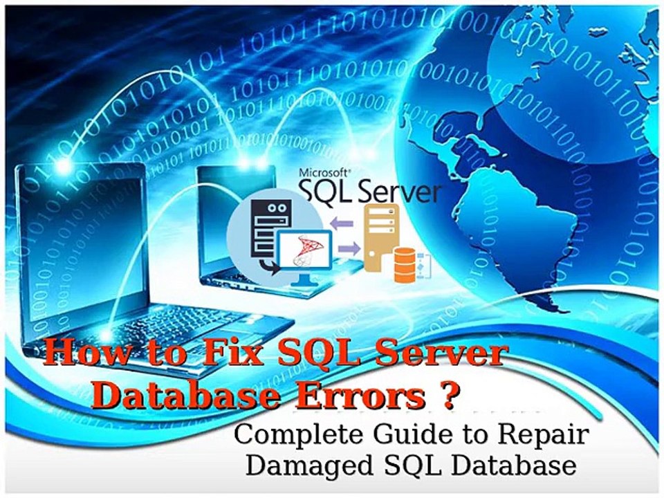 Fix SQL Database Error