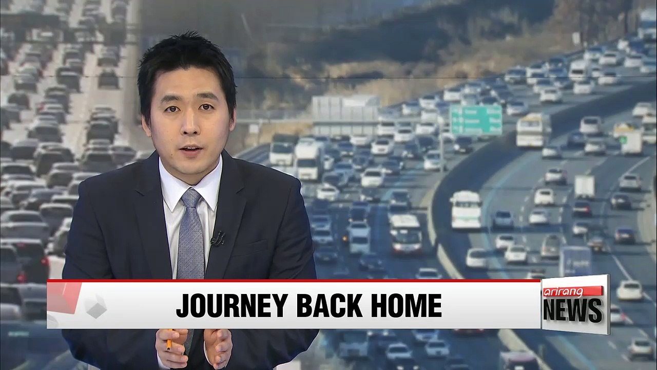 Seollal traffic eases slightly for return drive to Seoul