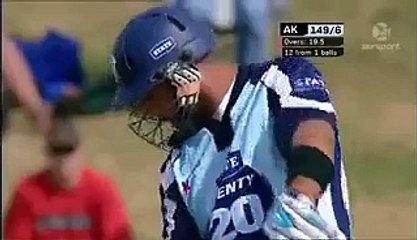 12 runs off 1 ball - MOST Amazing finish ever