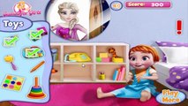 Elsa Playing With Baby Anna Walkthrough - Best Girls Games