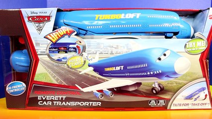 Disney Pixar Cars Remote Control Everett Transporter Jet Lightning McQueen Robin Batman Wolverine