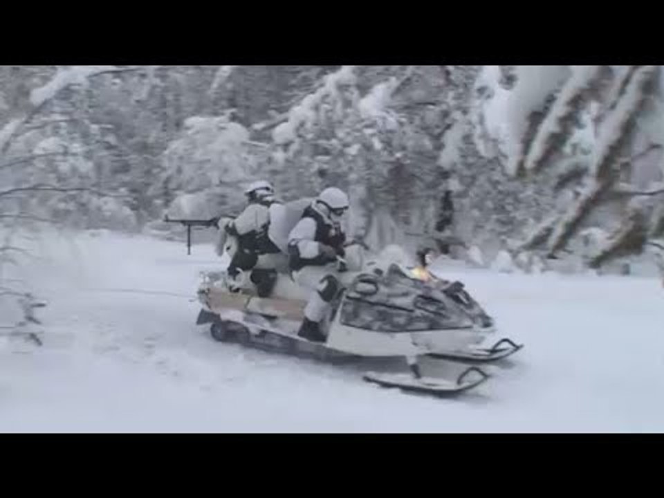 Northern Fleet riflemen conduct military drills in Murmansk region, Russia