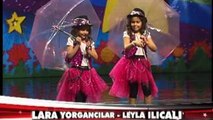 Yetenek Sizsiniz Türkiye Minikler - Leyla Ilıcalı ve Lara Yorgancılar - 07.03.2012