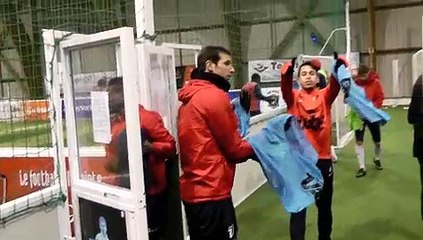 Entrainement en salle au Five à Brest