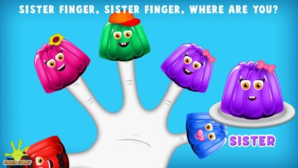 The Finger Family Jelly Family Nursery Rhyme | Jelly Finger Family Songs